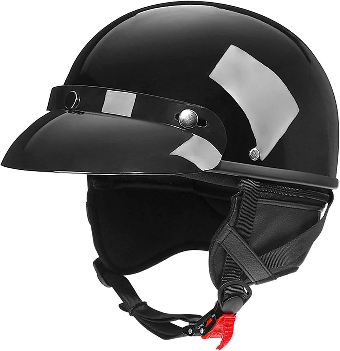 Casque moto demi-coque pour scooter et cruiser en ville