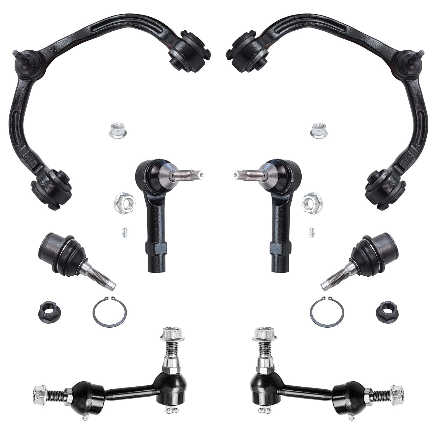 Detroit Axle - Front End 8pc Suspension Kit for Ford Expedition 2004 2005