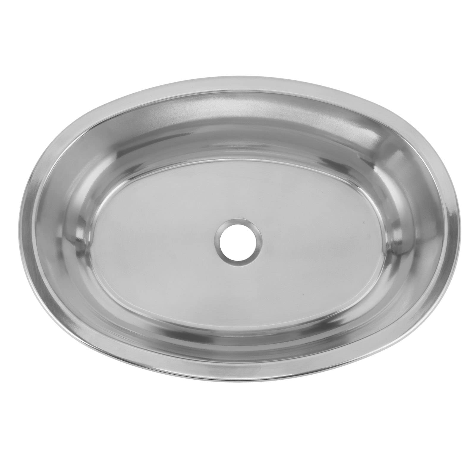 Lavello Marino, Lavabo a Mano di Grande capacità di Forma Ovale Antiruggine per Roulotte per Barche RV Yacht