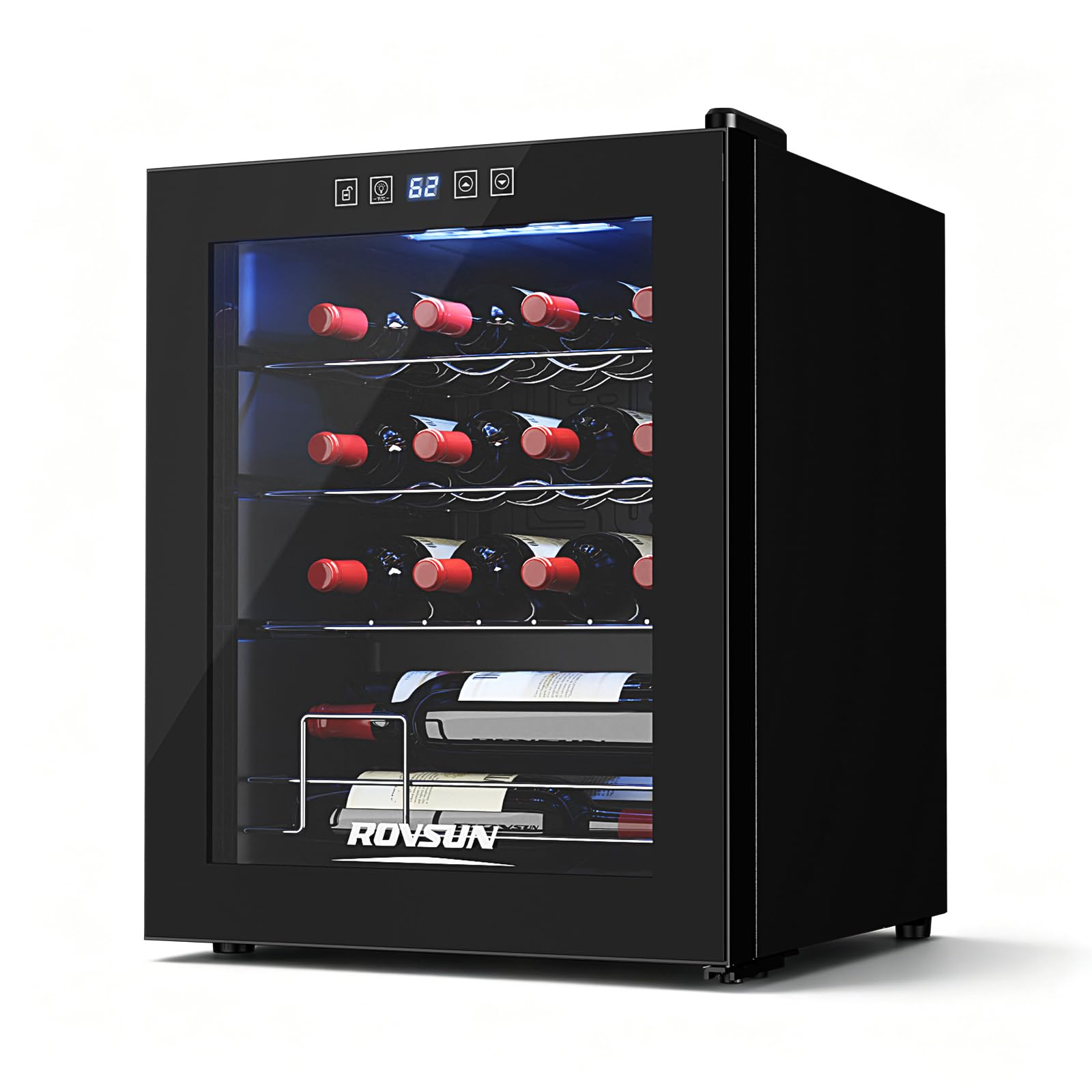 ROVSUN wine16 1.7 cu ft Wine Cooler White