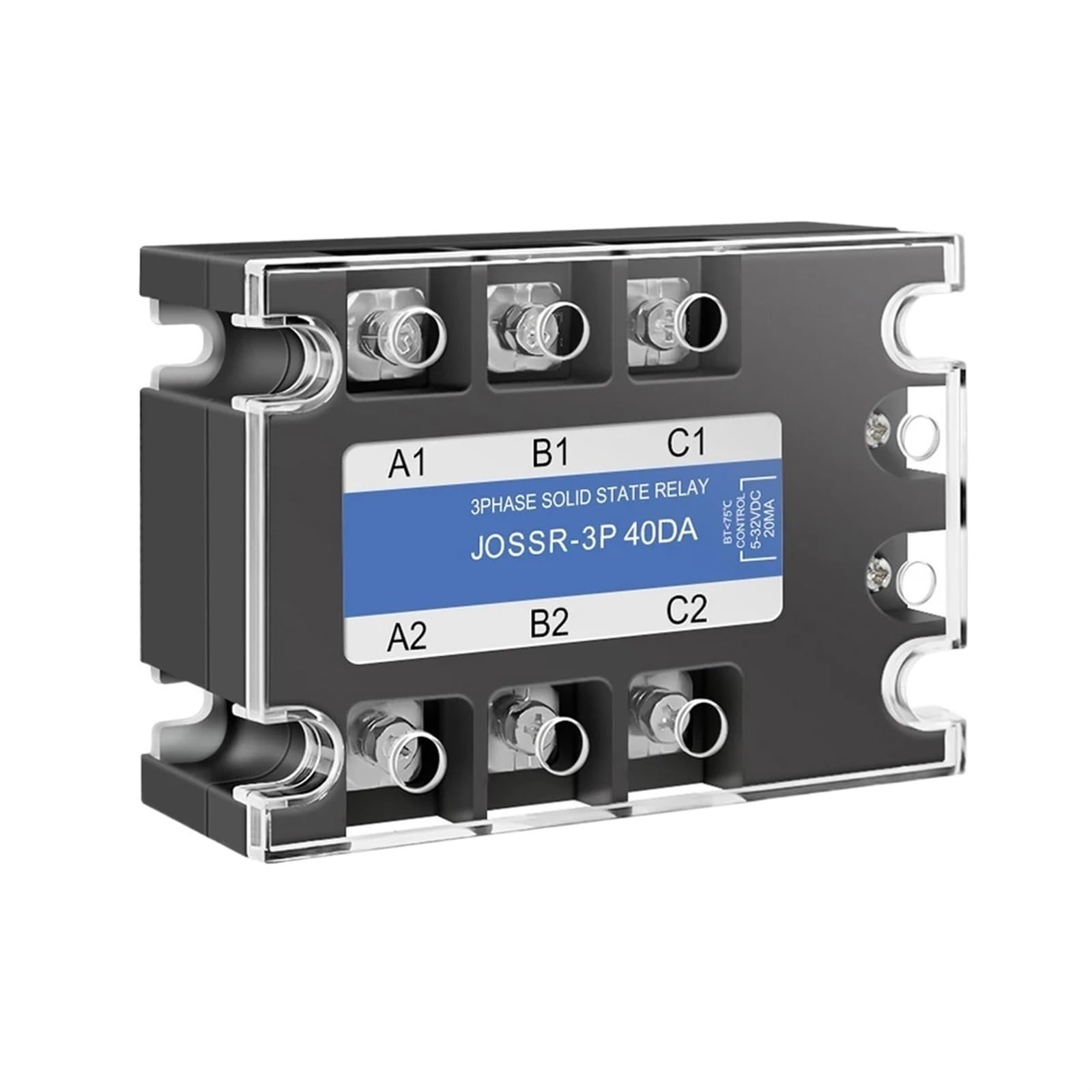 SSR-40DA relais triphasé AC 40A commande CC commutateur statique industriel