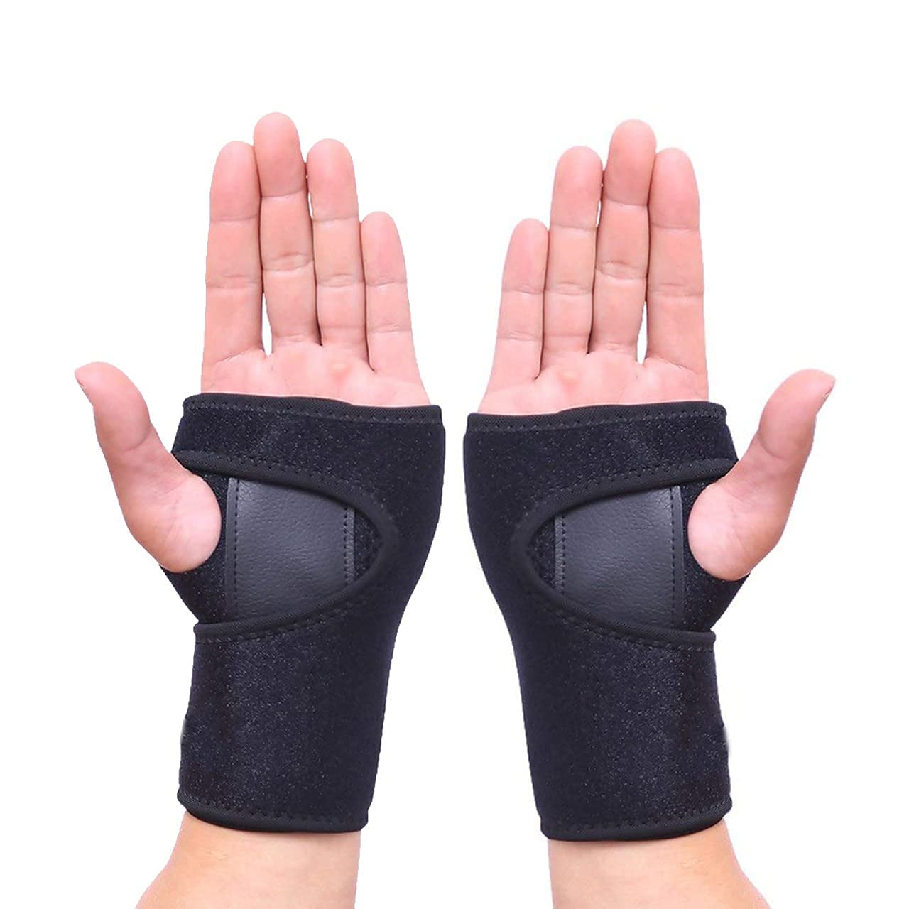 Hotcakes Wrist Supports (2PCS) for Carpal Tunnel Syndrome, Arthritis and Tendonitis – Breathable Hand and Wrist Brace Provides Wrist Splint for Joint Pain