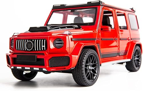 WAKAKAC Modelo de automóvil de 118 Benz, aleación fundida a presión, vehículo de juguete de tracción hacia atrás, ligero y sonido, la puerta se