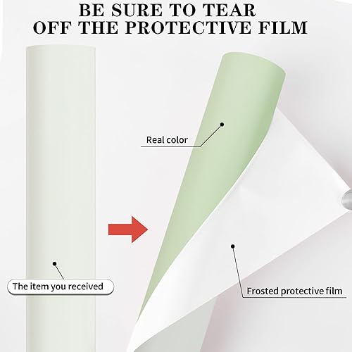 Miniatura 2 de VINYL FROG 001 - Rollo de vinilo adhesivo verde caqui mate de 12 pulgadas x 10 pies, rollo de vinilo para manualidades para la mayoría de tipos de