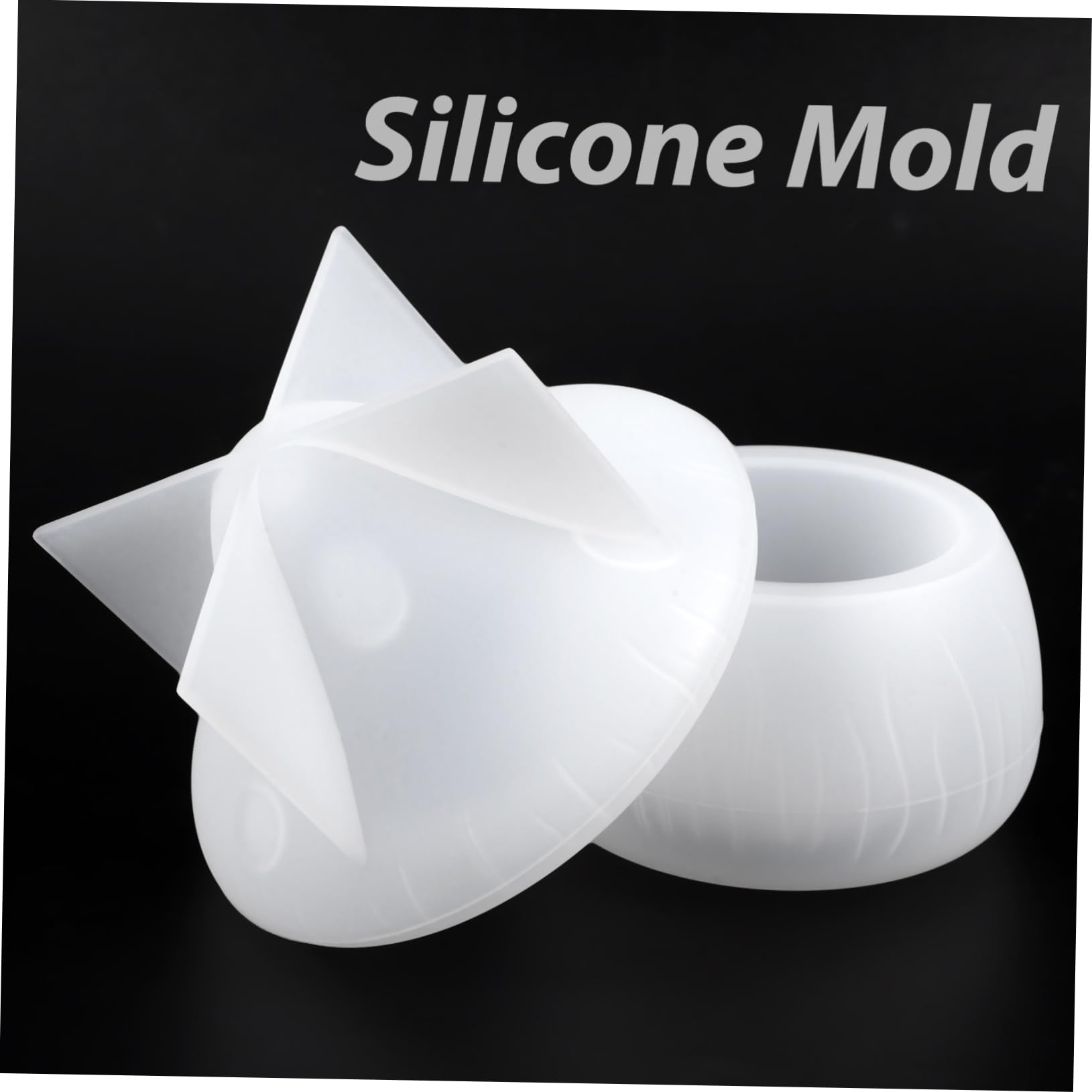 NUOBESTY 4pièces Moule Silicone pour Pot De Champignon Accessoire Époxy pour Créations Artisanales pour Bijoux Et Décorations Maison