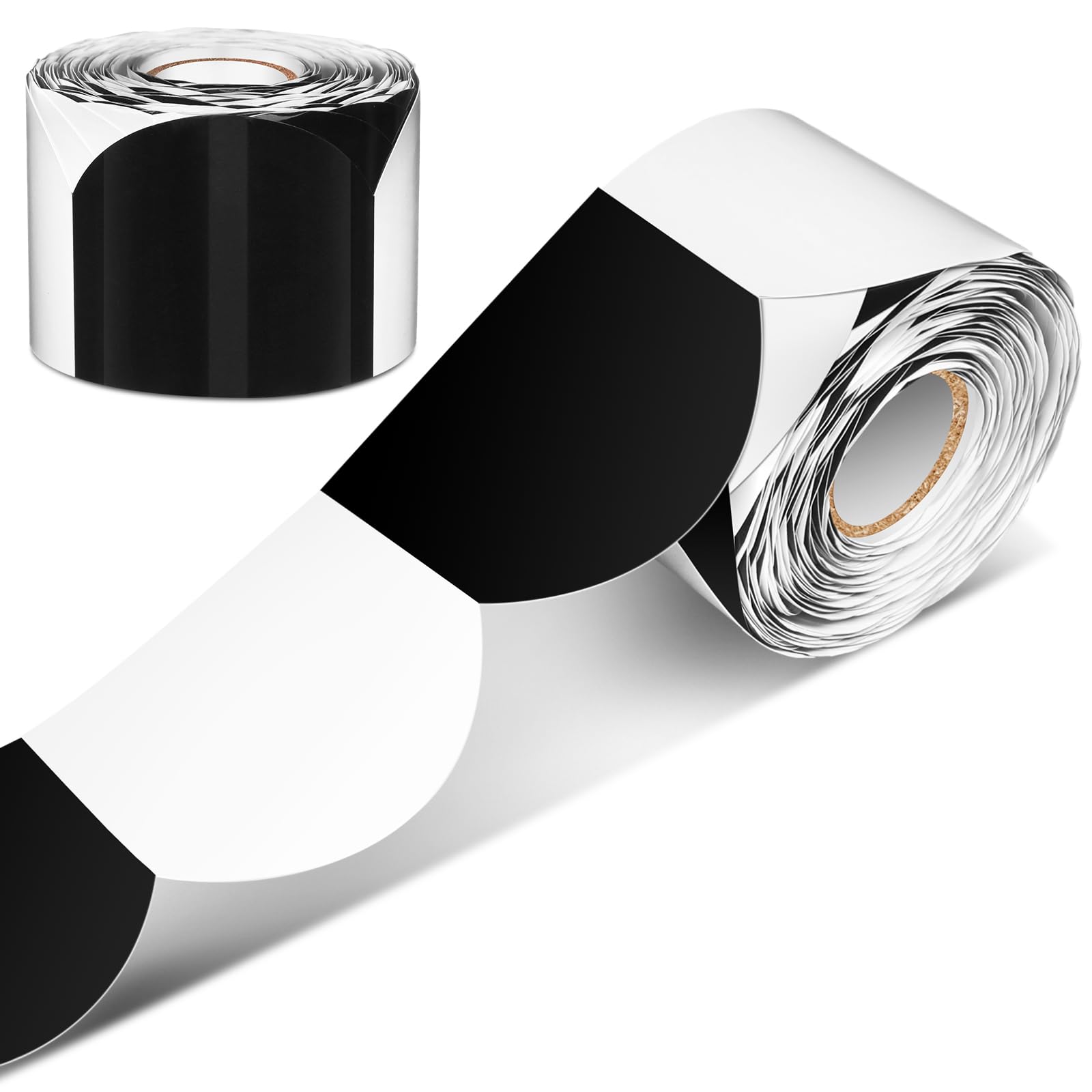 Fuutreo 65.6 ft Black and White Scalloped Bulletin Board Borders Decorative Classroom Scalloped Border Trim Rolled for Bulletin Board School Office