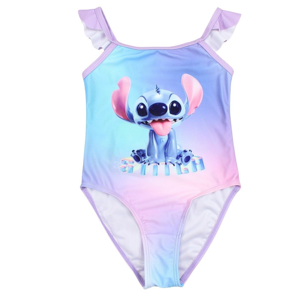 Disney Maillot de Bain Lilo et Stitch Fille, baño Niñas, Violet,