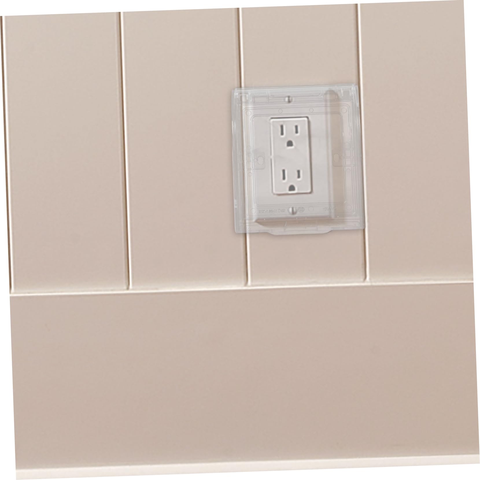 WOONEKY 10stücke Babyproof Steckdosenschutz Transparente Sicherheitsabdeckung Für Elektrische Steckdosen Kindersichere Wandsteckdosenabdeckung Installieren Schutz Vor Elektrischem Zugang