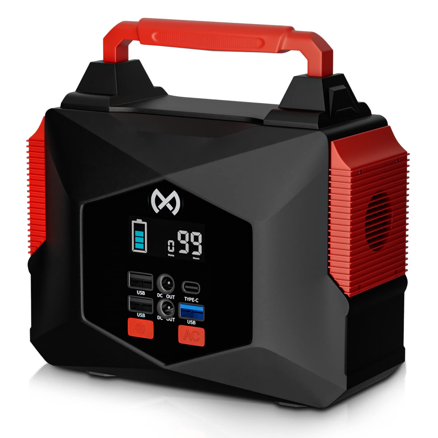 Magshion Portable Power Station Generator 300W 250Wh Lithium-Ion Battery Pack Fast Charging for Android and iPhone Tablets And