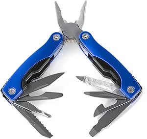 Cadeaux CSE, primes : Outil Multifonction de Poche Tournevis 6 Têtes et une Torche