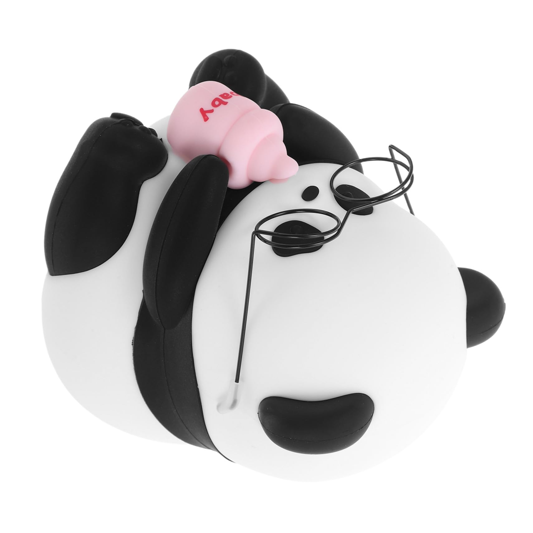 Toddmomy Lámpara Infantil Panda Silicona Recargable LED Regulable para Dormitorio Lámpara de Mesa Portátil Energéticamente para Habitación Niña