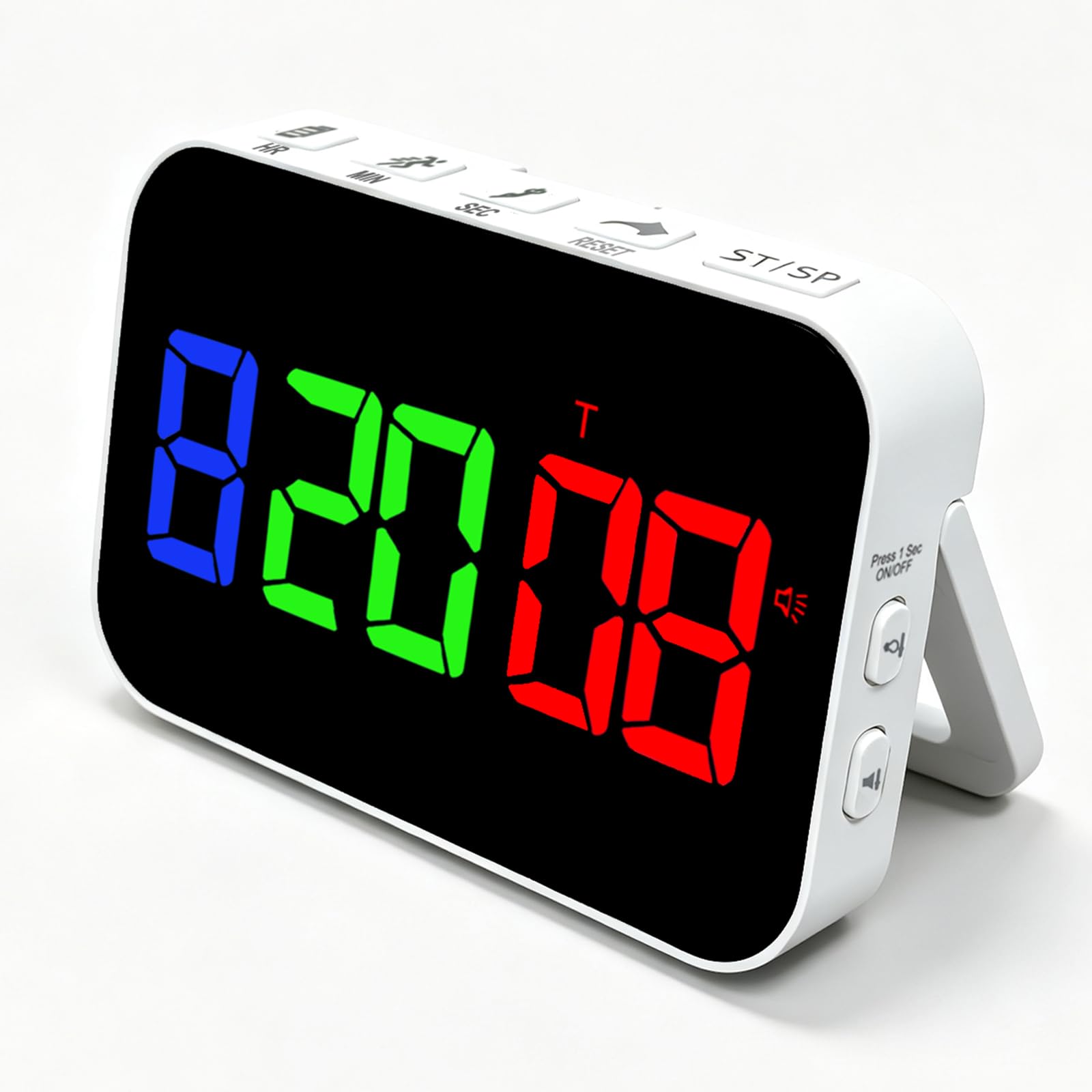 Rechargeable Magnetic Gym Timer，8 Fitness Modes(HIIT/TABATA/EMOM)