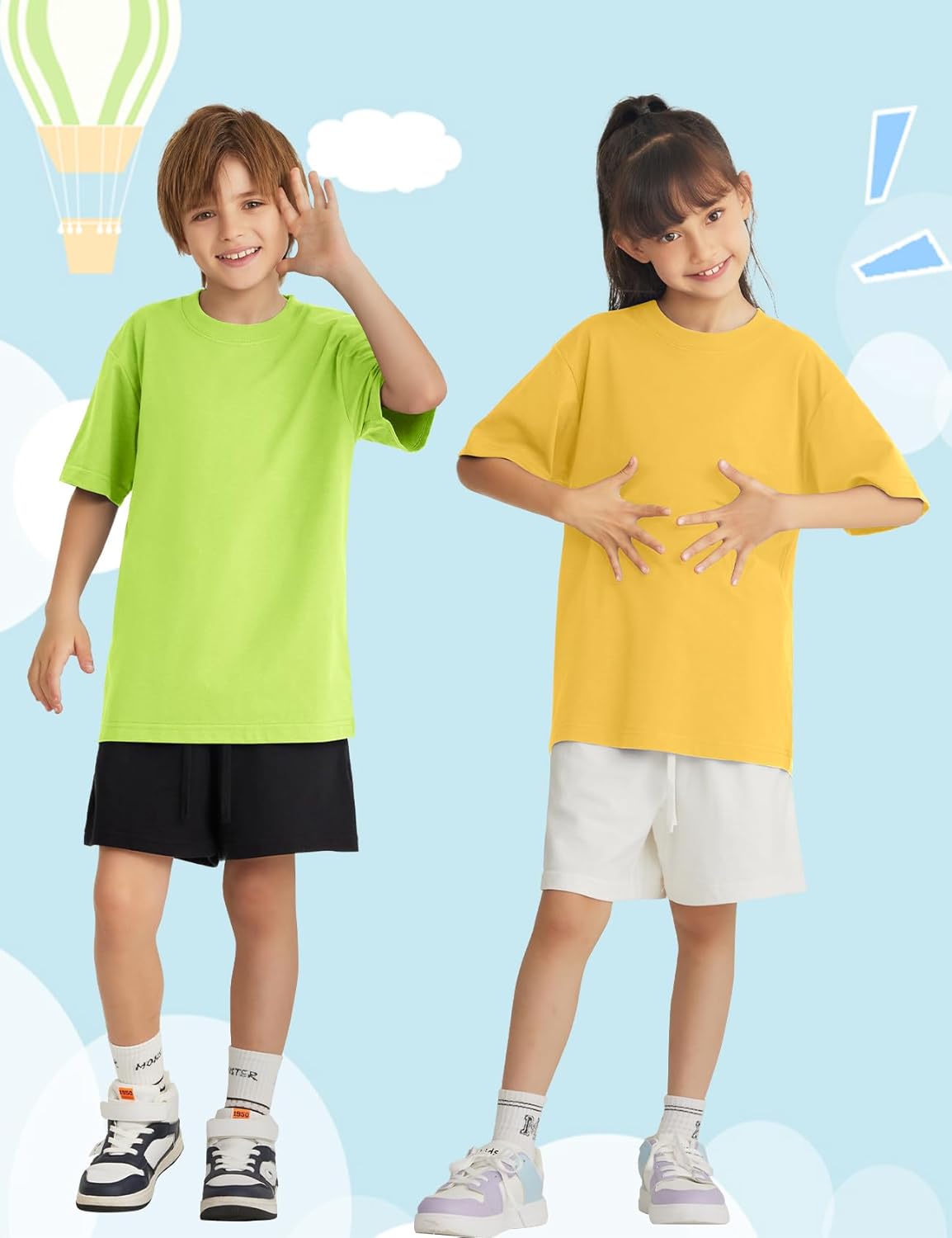 5 Pack Boys Tshirts Short Sleeve Shirts for Boys Cotton T-Shirts Kids Girls Tees Clothes Summer Tops 4-12 Years - Image 2