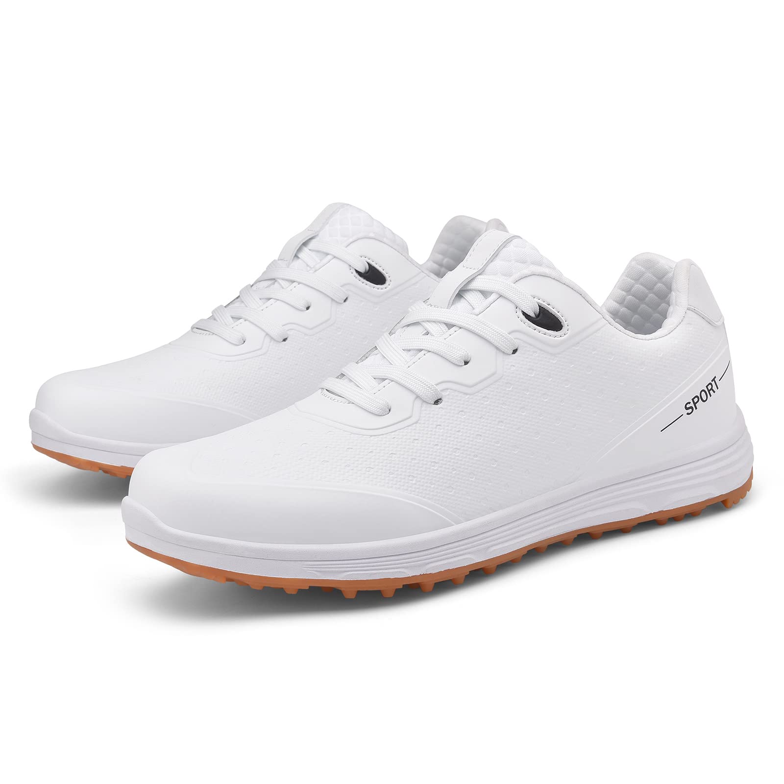 SDEQA Chaussures De Golf Femmes Traineurs Imperméables Extérieurs sans Pointes Grande Taille Anti-Skid Respirante