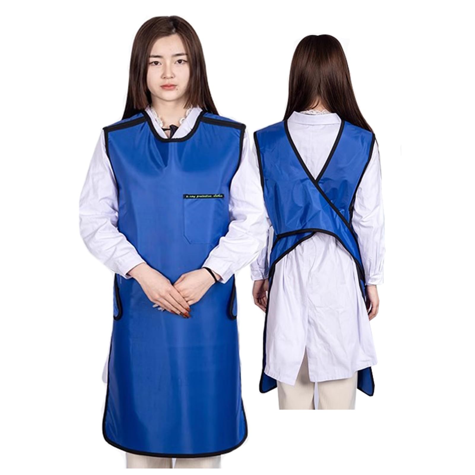 Grembiule di Piombo Grembiule Di Piombo Leggero For Protezione Dai Raggi X, Gilet Di Protezione Di Sicurezza For Radiologia Regolabile For Adulti, 0,35 Mmpb(Small)
