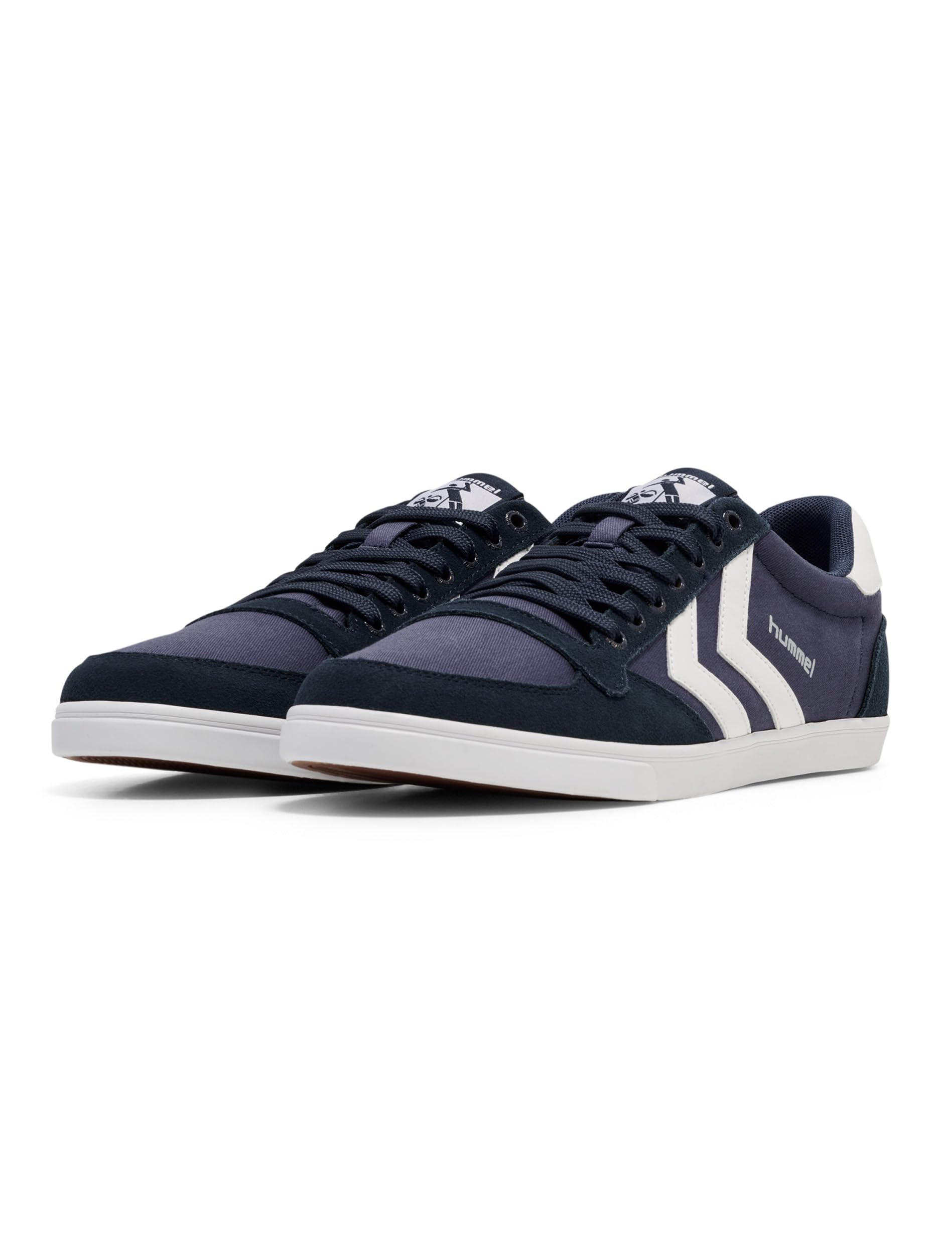 hummel Unisex Slimmer Stadil Low Sneaker, Blue, Size 43
