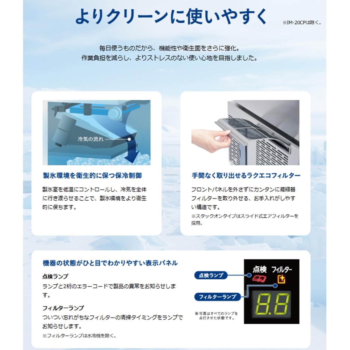 Amazon.co.jp: ホシザキ 業務用全自動製氷機 キューブアイスメーカー P