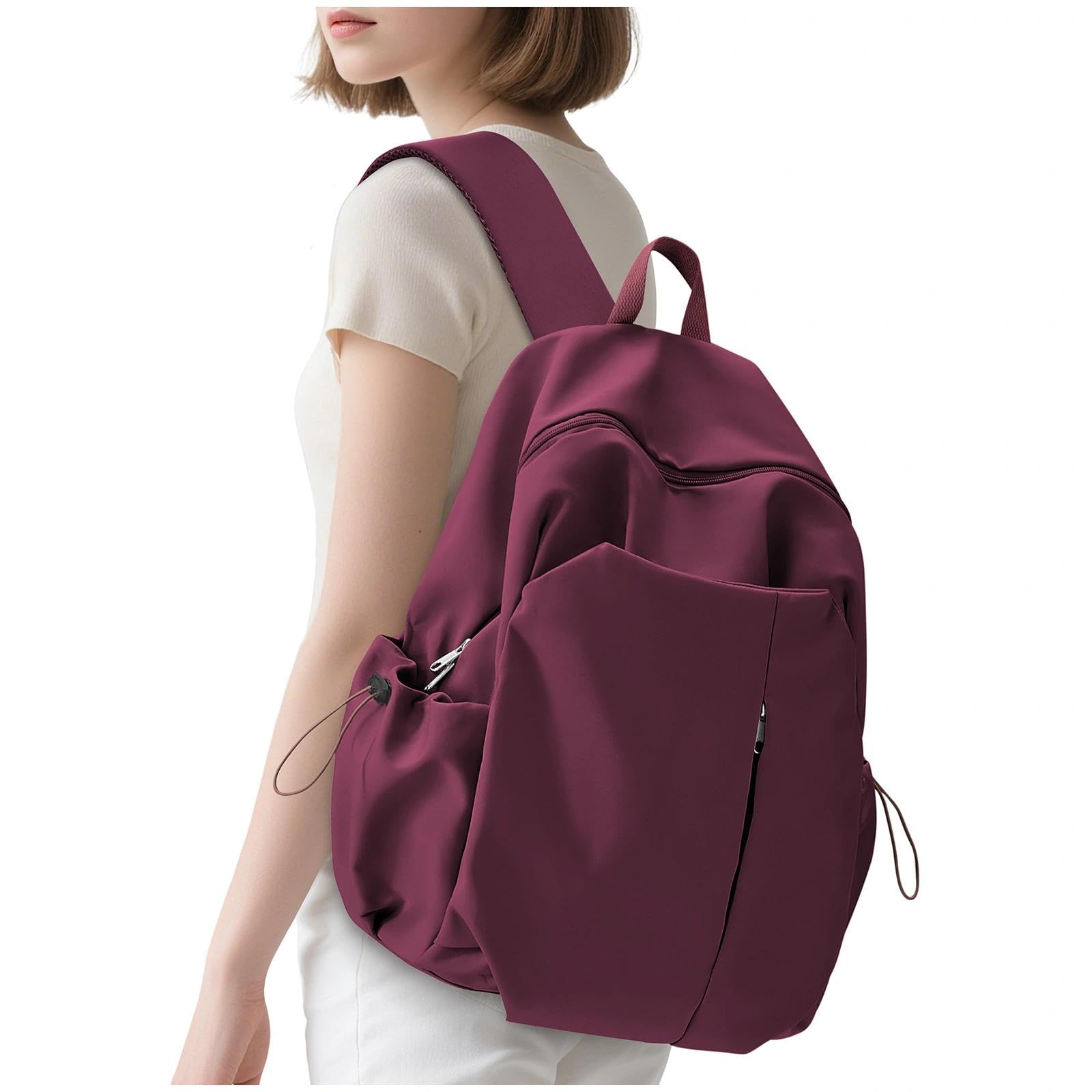 HYC00 Zaino Scuola Media Ragazza Zaino da Scuola Superiore Leggero Zaino Università College Zaino Casual Daypack Backpack Zaini Scuola Cartella Impermeabile 14 Pollici Laptop Bag Zainetto Zaini Donna