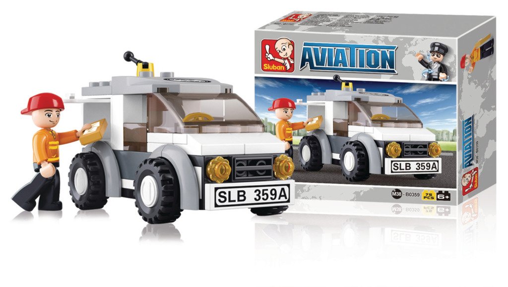 SlubanDelivery Van Building Set