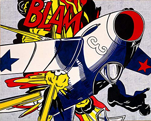Blam(1962) by Roy Lichtenstein - Canvas OR Print Wall Art