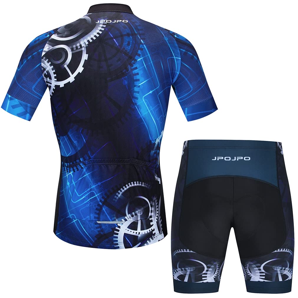 Cycling Jersey Mens Short Sleeve Bike Jersey Riding Tops Outdoor MTB Cycling Clothing