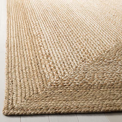 SAFAVIEH Natural Fiber Collection Area Rug - 6' x 9', Natural & Ivory, Handmade Farmhouse Boho Coastal Rustic Jute, Ideal for High Traffic Areas in Living Room, Bedroom (NF885B) - Image 4