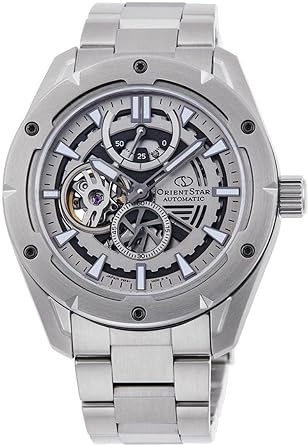 Orient Orient RE-AV0A02S00B Men s Wristwatch, Mechanical, Automatic Hand Winding, Avantgard, Skeleton, Silver, Overseas Model