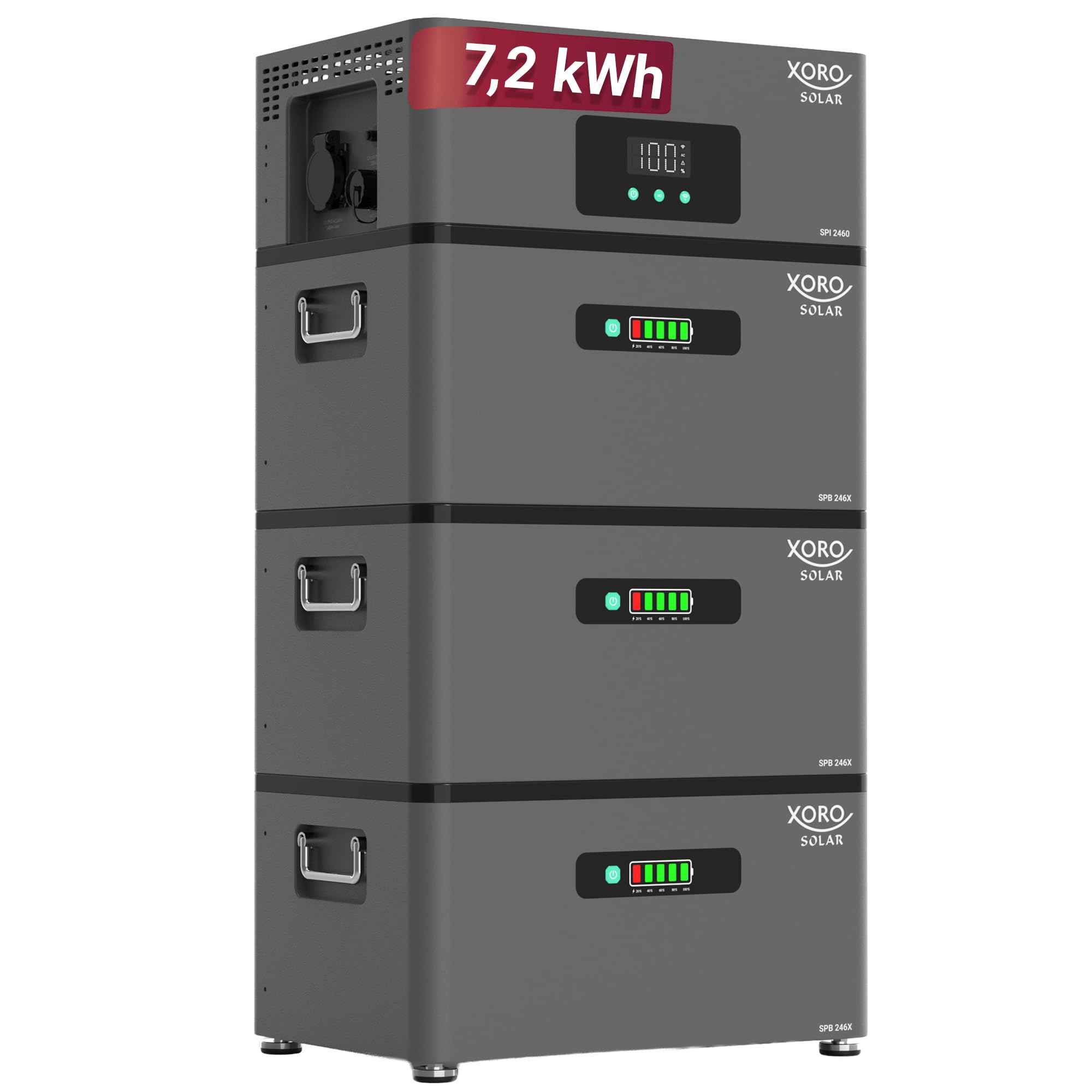 ATLAS-F 7,2 kWh AC-Solarspeicher für Balkonkraftwerk, bis 12 kWh