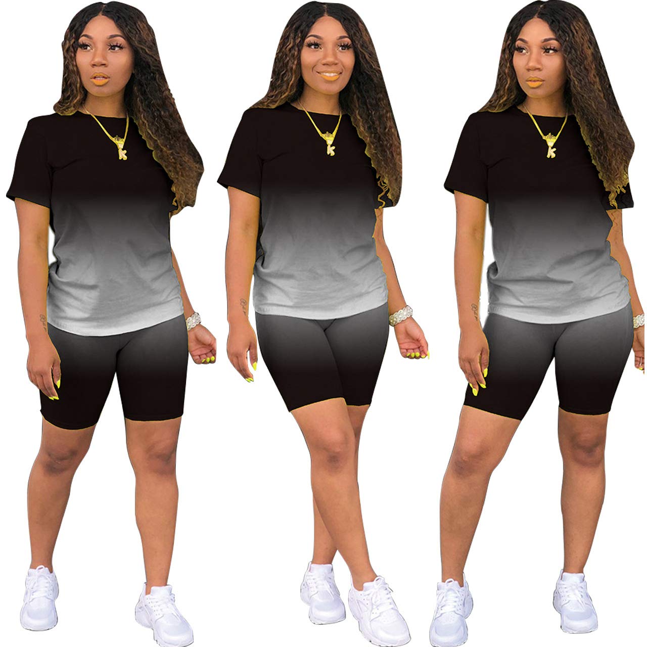 KELOVEPAN Sweatsuits für Damen, 2-teilig, Patchwork-Trainingsanzüge, Knopfleiste, bauchfrei, Bomberjacke, Hose, Set sexy