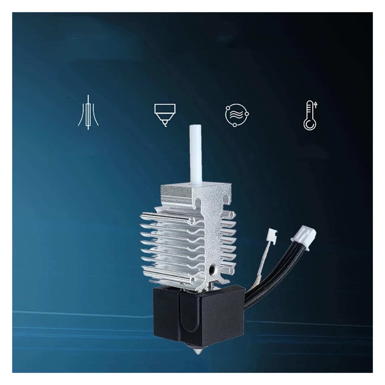 Zestaw hotend Ender-3 V3 SE zawiera dyszę ze stopu miedzi 0,4 mm i 0,6 mm, wysoka prędkość druku 250 mm/s, akcesoria do drukarek 3D