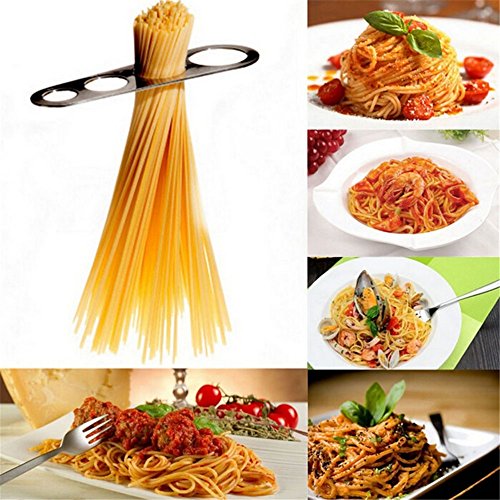 CLVEDU 1PCS Stainless Steel Spaghetti Measure Tool 4 Holes Pasta Measuring Portion Control Gadgets Kitchen Accessories - Image 4