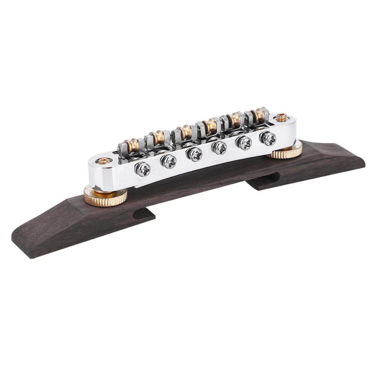 Rosewood Base Bridge Archtop Jazz Guitar Bridge Roller SiodłA Do Gitary Jazzowej Typu Sg Instrument Muzyczny Akcesoria