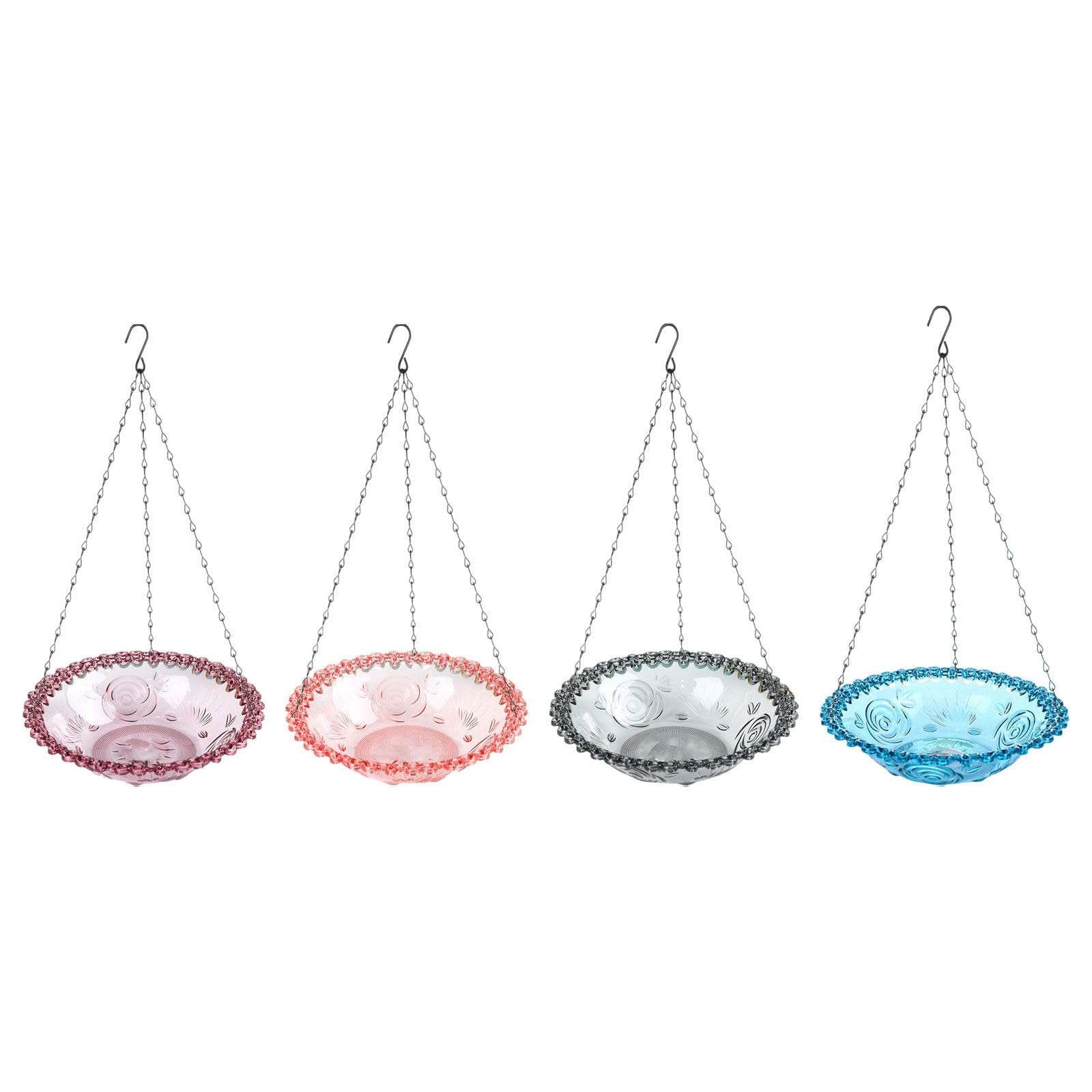 CALANDIS™ Hanging Bird Bath Large Capacity 9inch Bird Feeder for Garden Patio Backyard 4PCS | Birdbaths | Bird & Wildlife Accessories | Yard, Garden & Outdoor Living-image-10