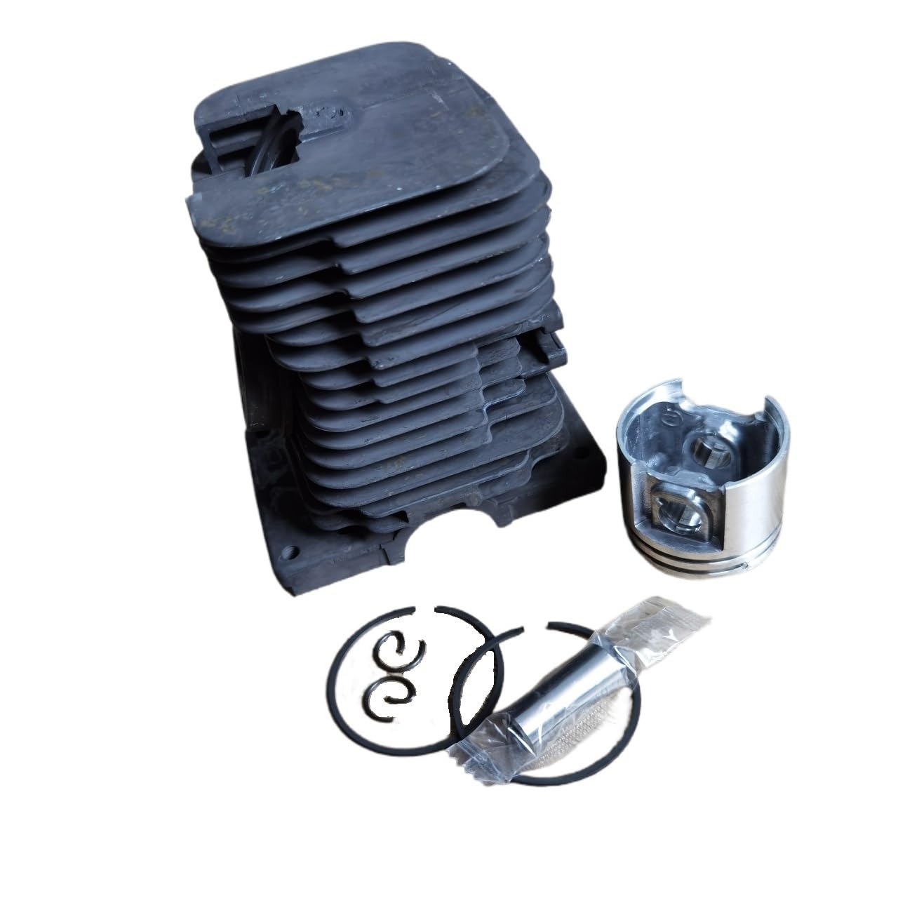 Kit de pistón y Cilindro Compatible con Motosierra 018 MS180 MS180C 38 mm OEM 11300201208. Piezas de Repuesto.