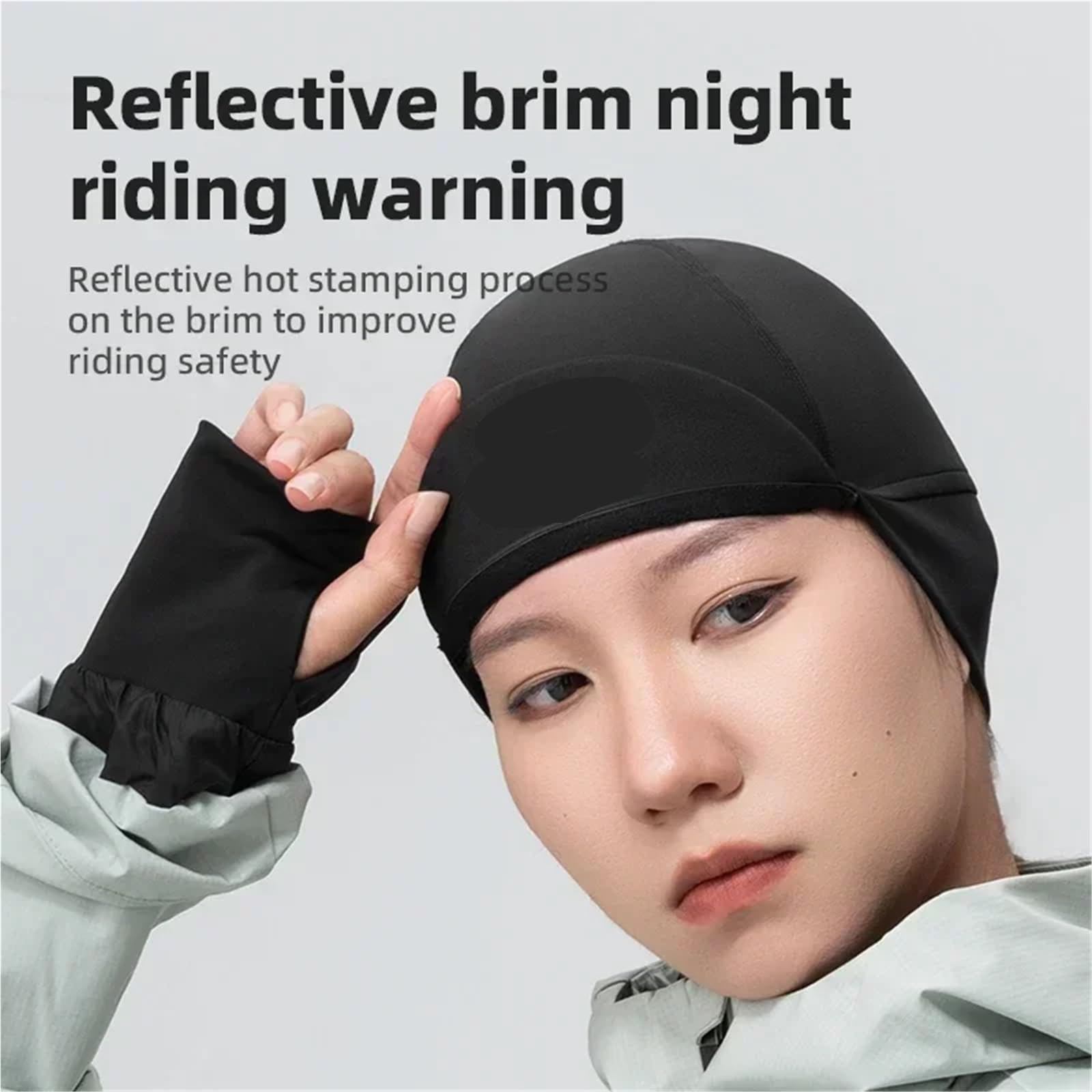 Casquette de Cyclisme Hiver Garder au Chaud Chapeaux Thermiques Coupe-Vent Protection des Oreilles Confortable Ski équitation Petite Casquette Hommes Femmes pour Vélo