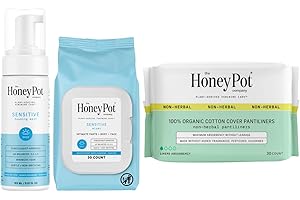Complete Feminine Care Kit: Herbal Wash, Sensitive Wipes, Liners