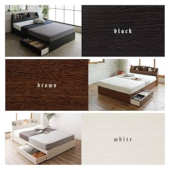 Amazon | 収納付きデザインベッド 日本製 K321-86-SD ベッド