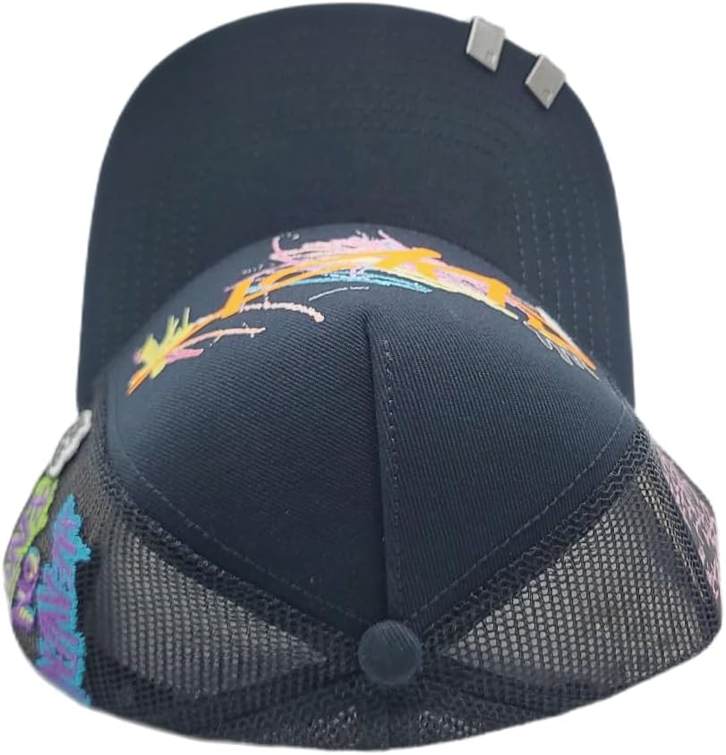Cult of Individuality New Graffiti Trucker Black Era Snapback Hat - Image 9