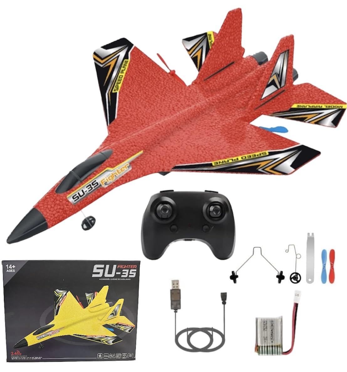 Buy KIDSZILLA Remote Control Airplane 2.4 GHZ Glider Rc Plane, 2 CH