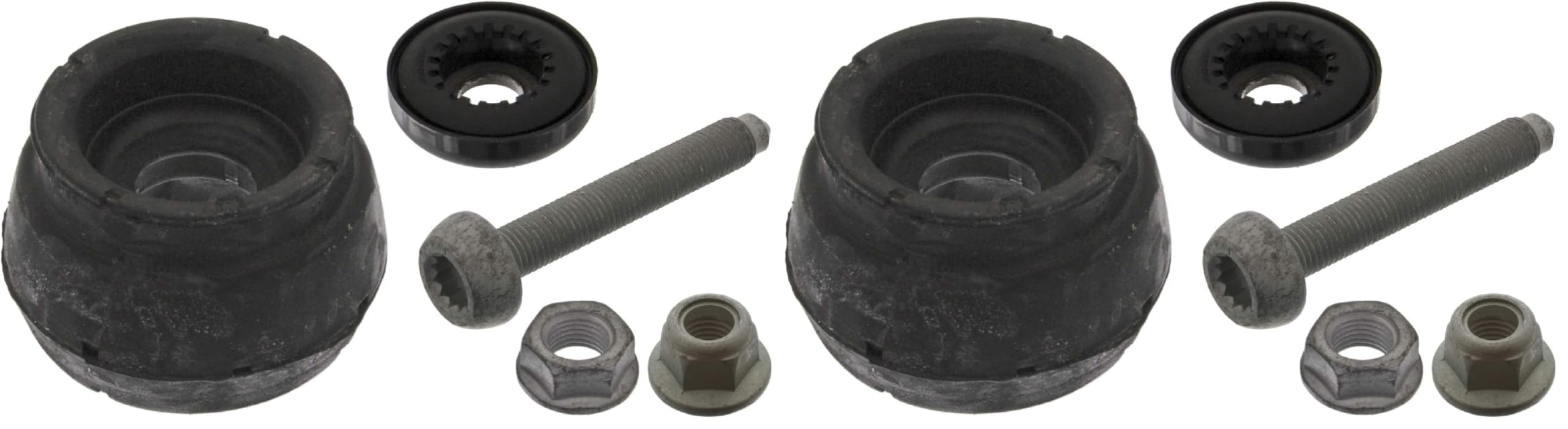 febi bilstein 37878 kit montaggio ammortizzatore con cuscinetto a sfere e materiale di montaggio, 1 unità (Confezione da 2)