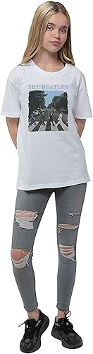 Miniatura 3 de The Beatles 'Abbey Road & Logo' - Camiseta para niños, color blanco