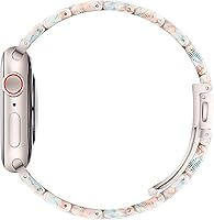 Vista 154 de Lightweight Resin Band For Apple Watch Series 11 10 SE 9 8 7 6 5 4 3 2 1 Ultra 3 2, Fashion Adjustable Replacement Strap for iWatch Bands 38mm 40mm