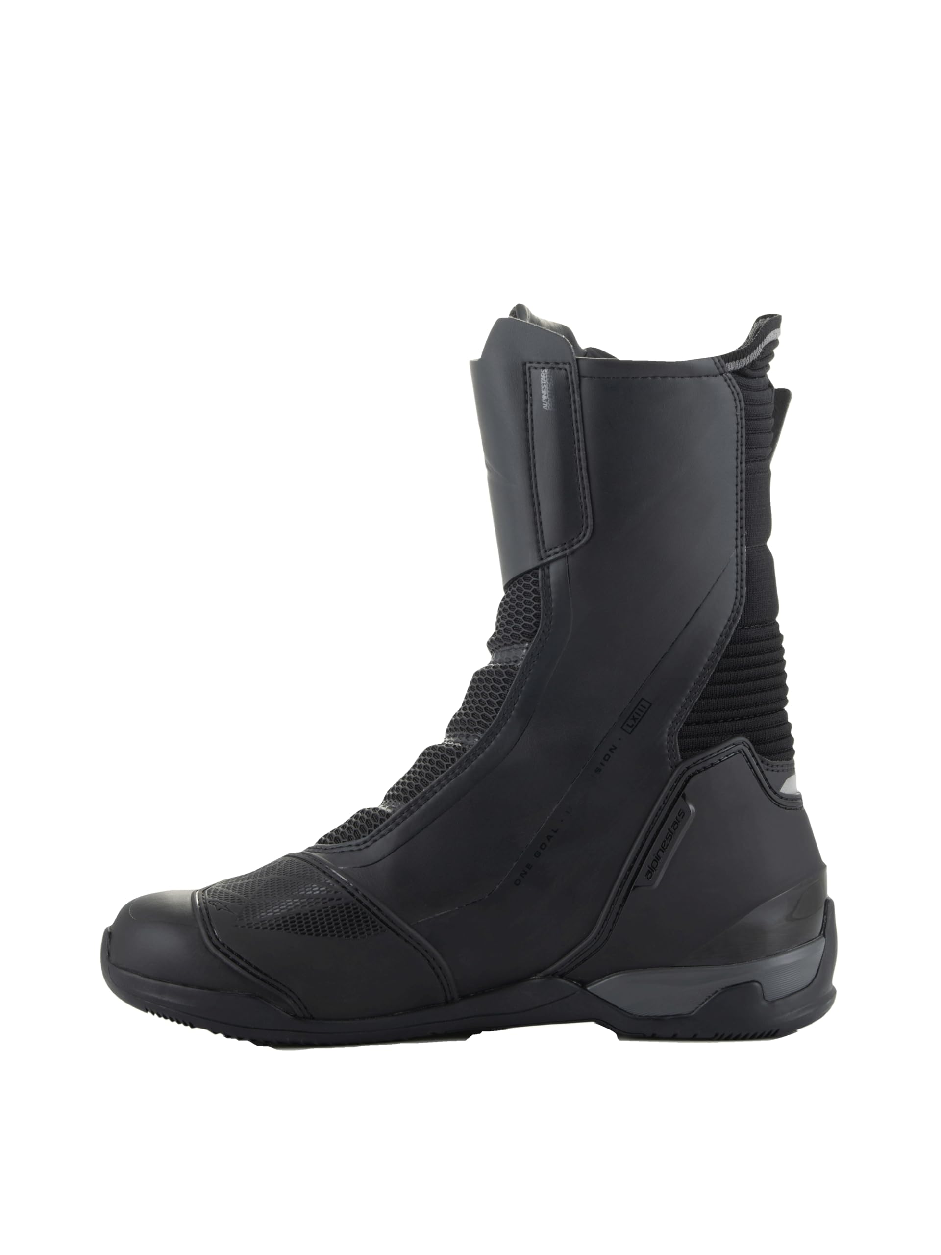 Alpinestars SP-X BOA Drystar Stivali da moto impermeabili, nero/grigio scuro, 43