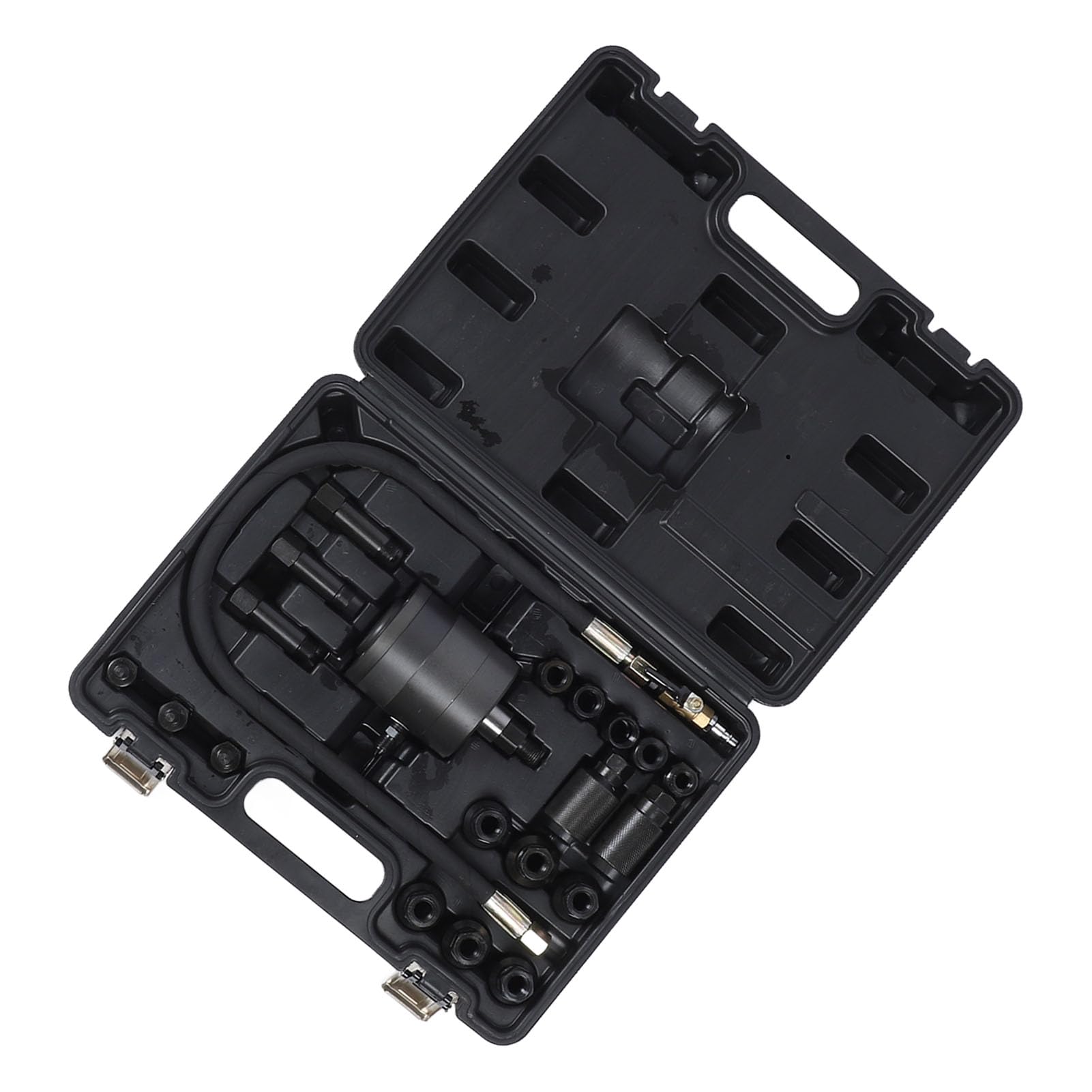 21PCS Estrattore per iniettori Kit per rimozione ruggine resistente per iniettori pneumatici per meccanici di manutenzione del motore e appassionati di fai da te Custodia in