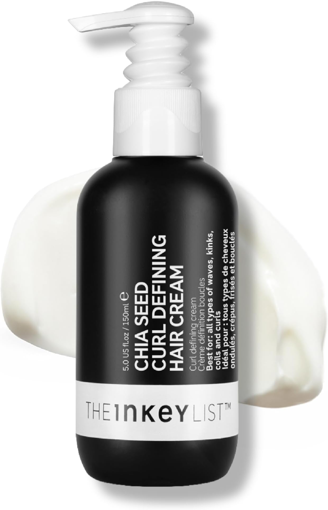 Chia Seed Curl Defining Hair Treatment 150ml, Hydrates Curls, Tames Frizz, Fragrance Free, Suitable For All Hair Types