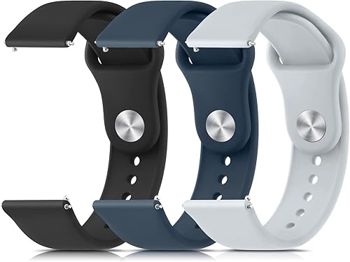 Meliya Correas de silicona compatibles con Samsung Galaxy Watch 654 Band 1.575 in 1.732 in, Galaxy Watch 5 Pro 1.772 in, Galaxy Active 2, Galaxy