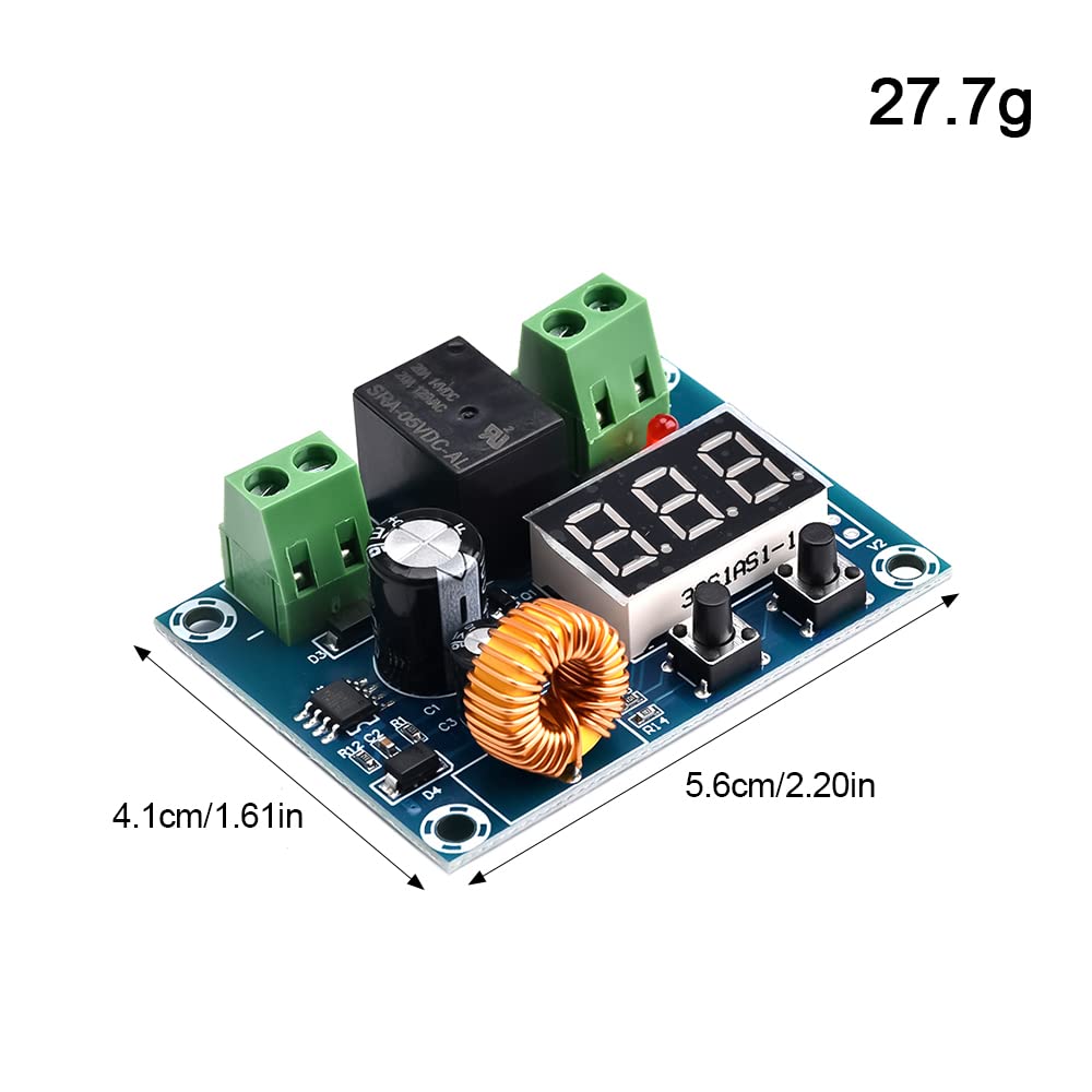 Heemol Monitor per Batterie XH-M609 DC12V-36V Modulo di Protezione da Sovrascarica Della Batteria,Moduli Caricabatterie Sottotensione,Spegnimento Automatico a Bassa Tensione
