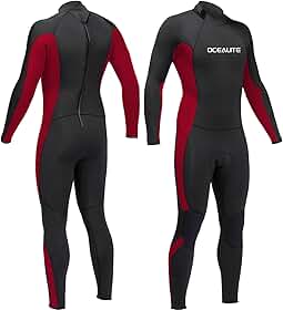 Roupa de mergulho completa de 5/4 mm, 4/3 mm e 3 mm para homens, roupas de neoprene premium para mergulho, snorkeling, surfe, natação