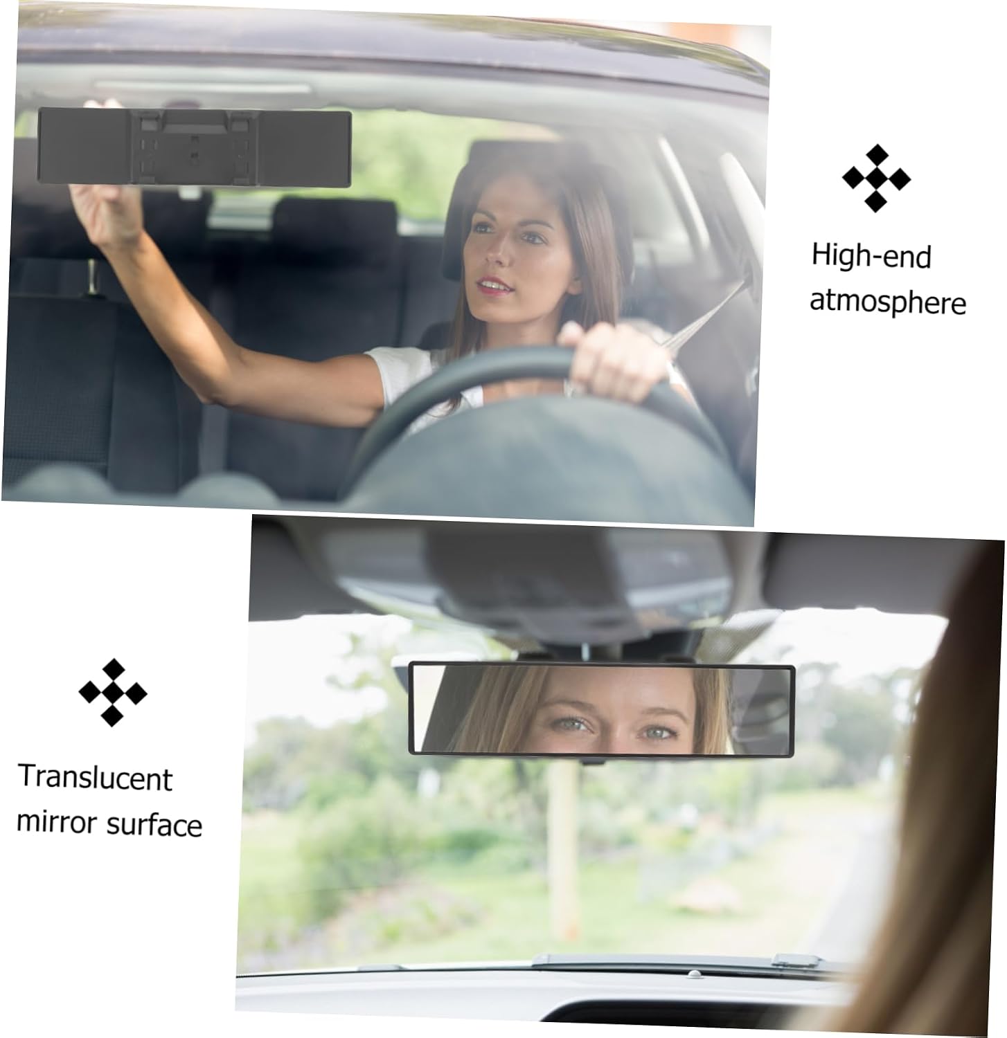 Car Interior Rear Mirror Practical Wide Angle Rearview Mirror Car Accessories