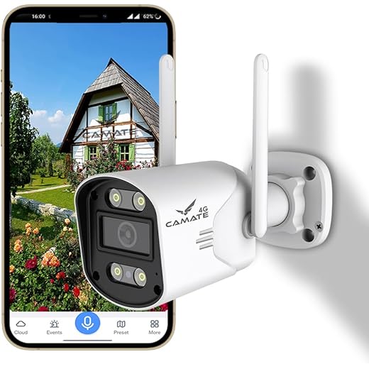 Camate Knight 3MP Wireless CCTV Camera 256GB